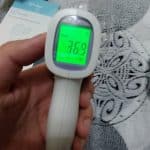 Thermomètre frontal Hitaida - Infrarouge pour adulte & bébé photo review